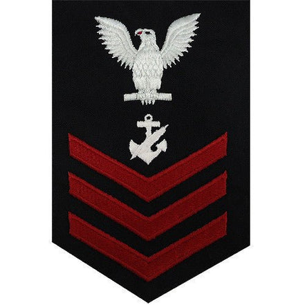 Navy E6 MALE Rating Badge: Navy Counselor - blue - Hooyah Woodworks LLC