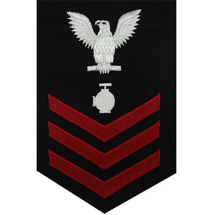 Navy E6 MALE Rating Badge: Utilitiesman - blue - Hooyah Woodworks LLC