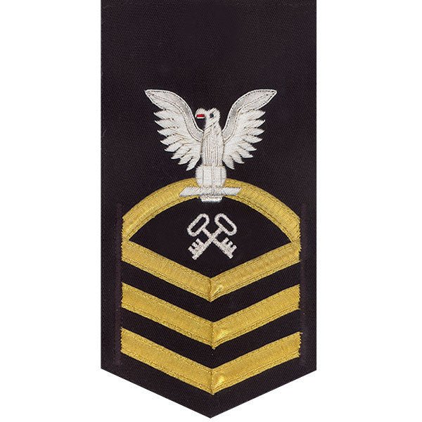 Navy E7 MALE Rating Badge: Storekeeper and Logistics Specialist - vanchief - Hooyah Woodworks LLC