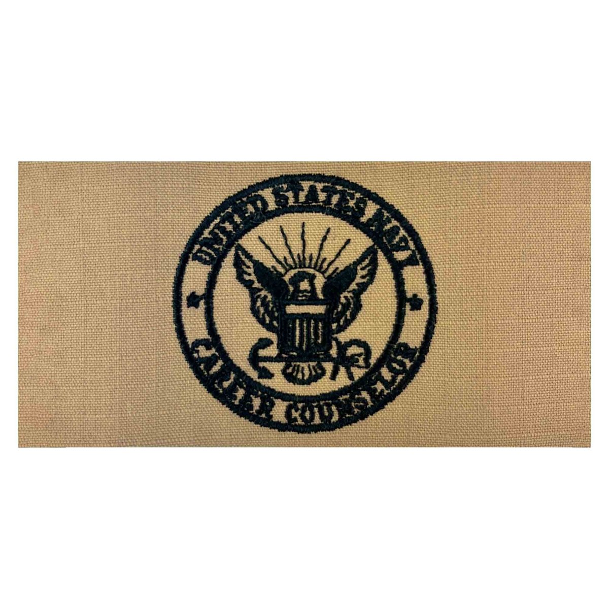 Navy Khaki 2 Piece Organizational Clothing (2 POC) Badge: Career Counselor - Hooyah Woodworks LLC