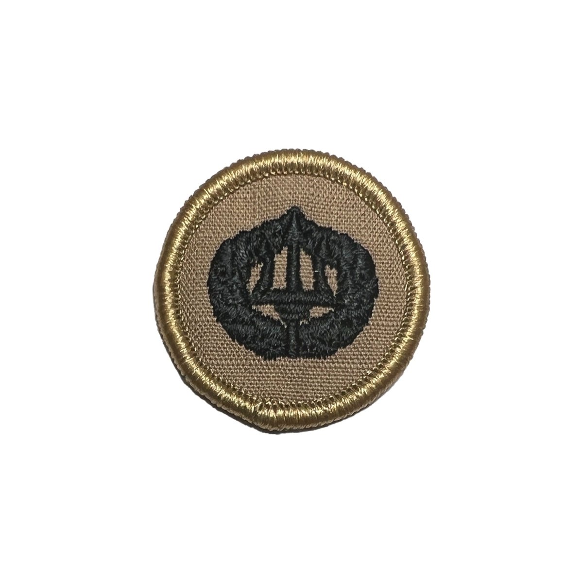 Navy Khaki 2 Piece Organizational Clothing (2 POC) Badge: Command Ashore - Hooyah Woodworks LLC