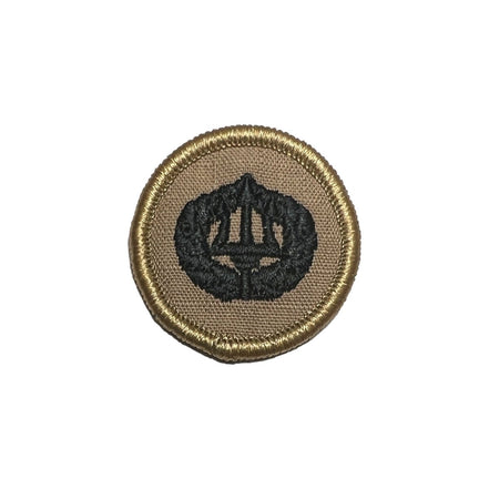Navy Khaki 2 Piece Organizational Clothing (2 POC) Badge: Command Ashore - Hooyah Woodworks LLC