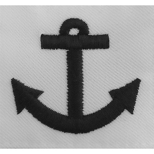 Navy Rating Badge: Seaman Apprentice - white CNT for dress uniforms - Hooyah Woodworks LLC