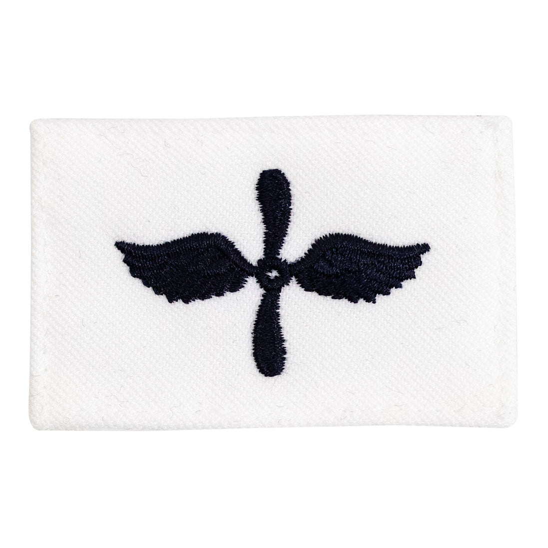 Navy Rating Badge: Striker Mark for AD Aviation Machinist Mate - white CNT for dress uniforms - Hooyah Woodworks LLC