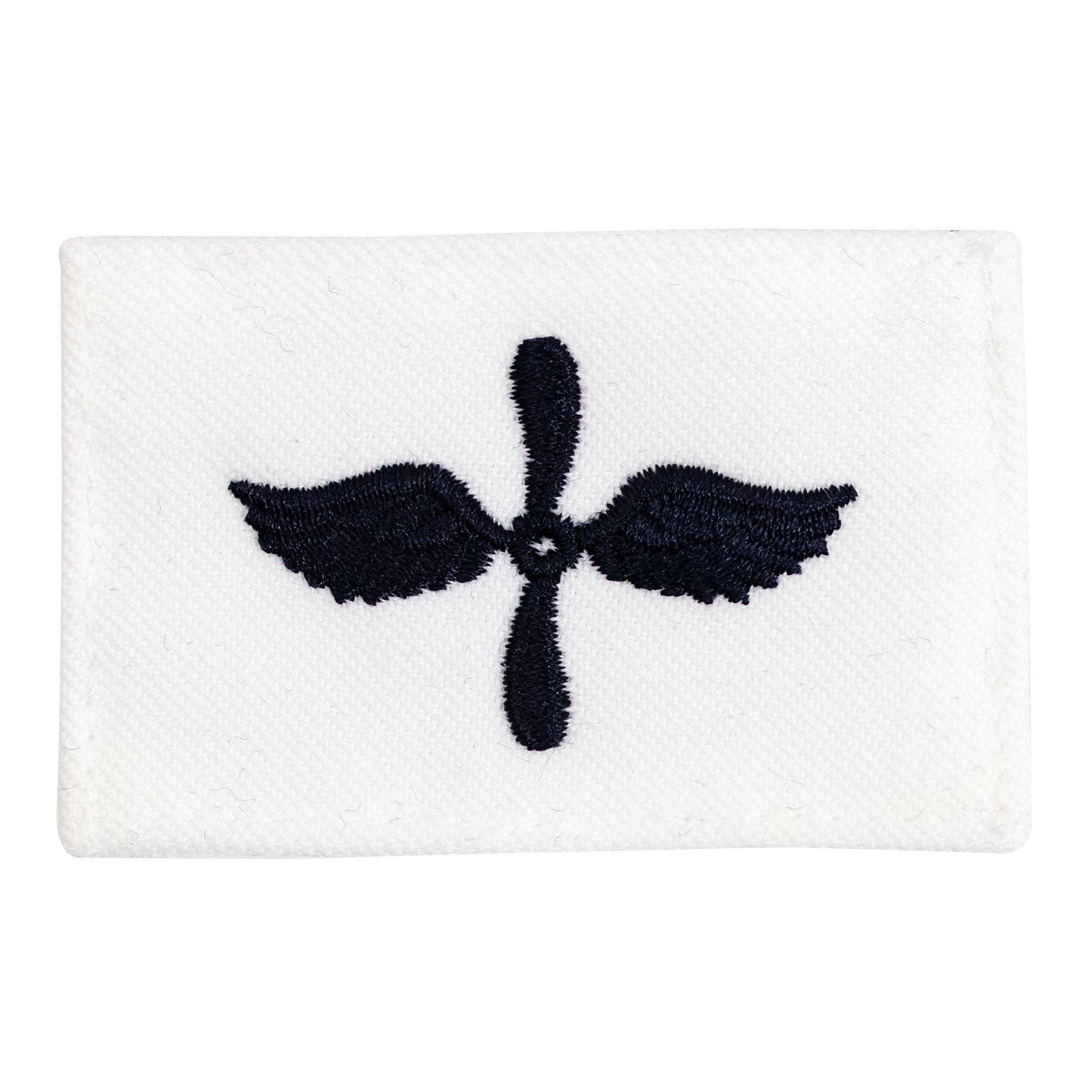 Navy Rating Badge: Striker Mark for AD Aviation Machinist Mate - white CNT for dress uniforms - Hooyah Woodworks LLC