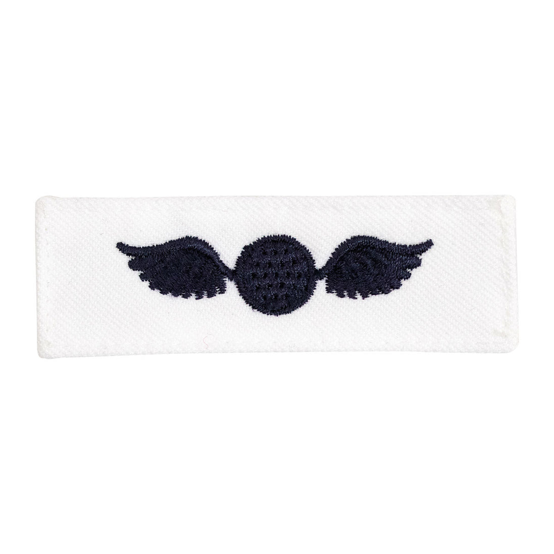 Navy Rating Badge: Striker Mark for AE Aviation Electricians Mate - white CNT for dress uniforms - Hooyah Woodworks LLC
