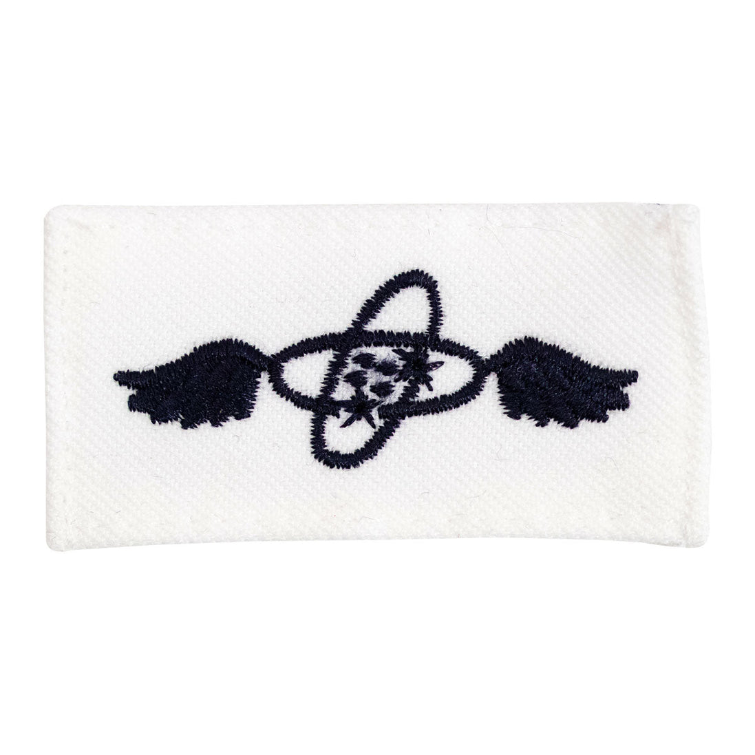 Navy Rating Badge: Striker Mark for AT Aviation Electronics Technician - white CNT for dress uniforms - Hooyah Woodworks LLC