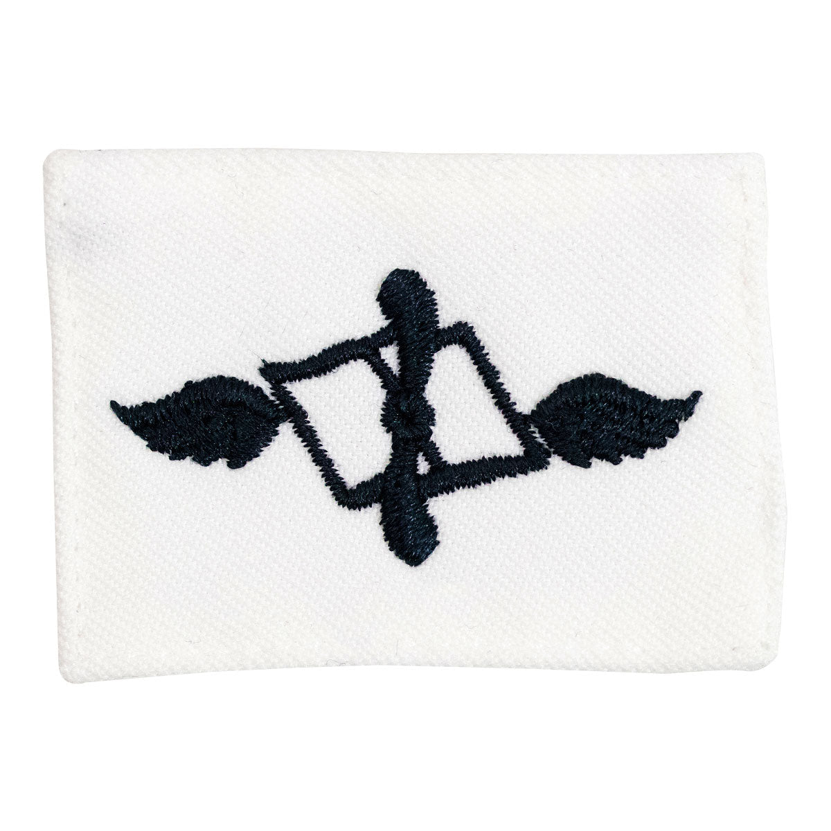 Navy Rating Badge: Striker Mark for AZ Aviation Maintenance Administration - white CNT for dress uniforms - Hooyah Woodworks LLC