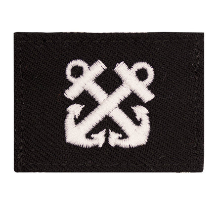 Navy Rating Badge: Striker Mark for BM Boatswains Mate - Serge for dress blue uniform - Hooyah Woodworks LLC