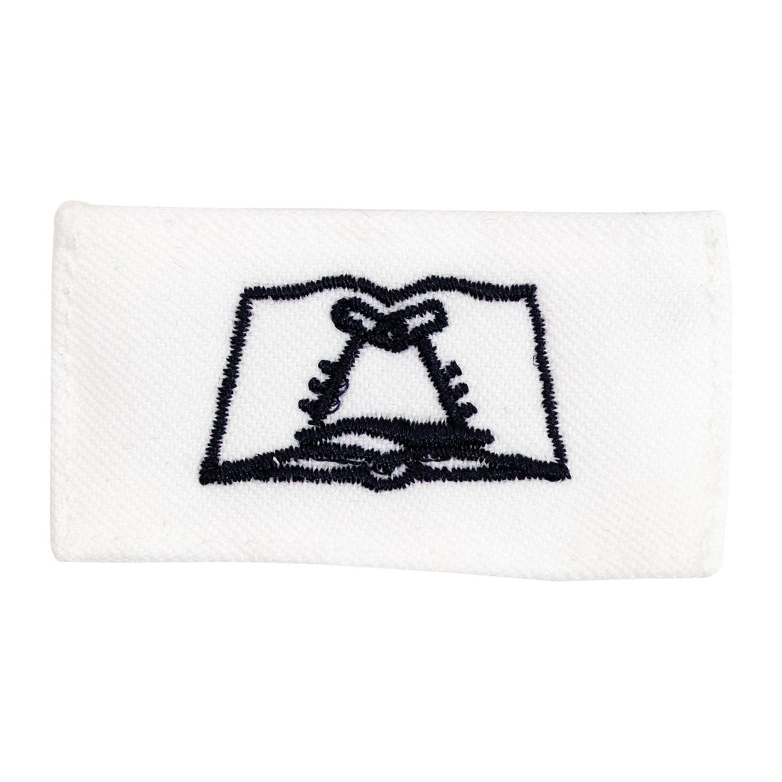 Navy Rating Badge: Striker Mark for CS Culinary Specialist - white CNT for dress uniforms - Hooyah Woodworks LLC