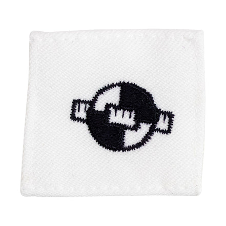 Navy Rating Badge: Striker Mark for EA Engineering Aide - white CNT for dress uniforms - Hooyah Woodworks LLC