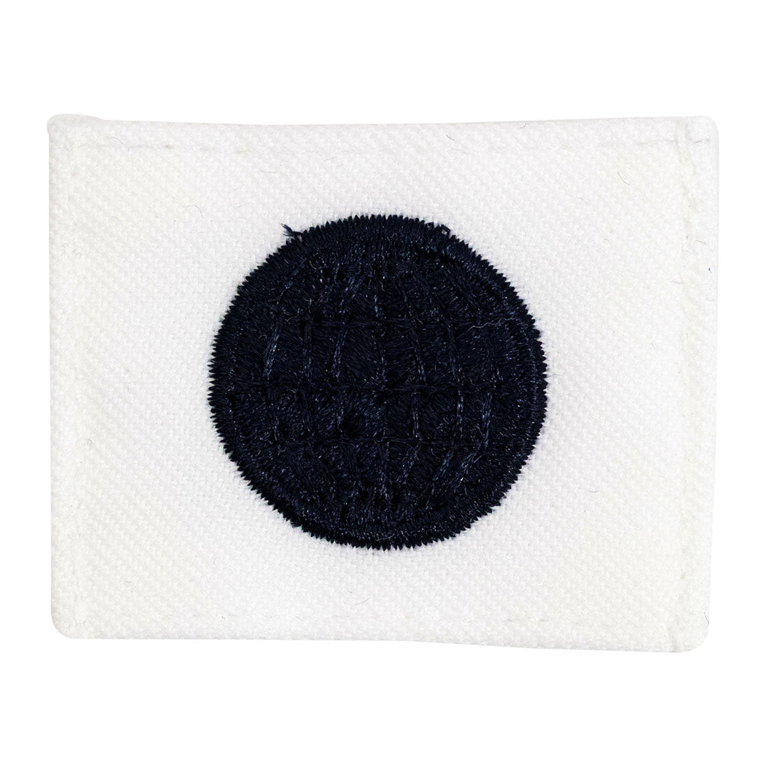 Navy Rating Badge: Striker Mark for EM Electricians Mate - white CNT for dress uniforms - Hooyah Woodworks LLC