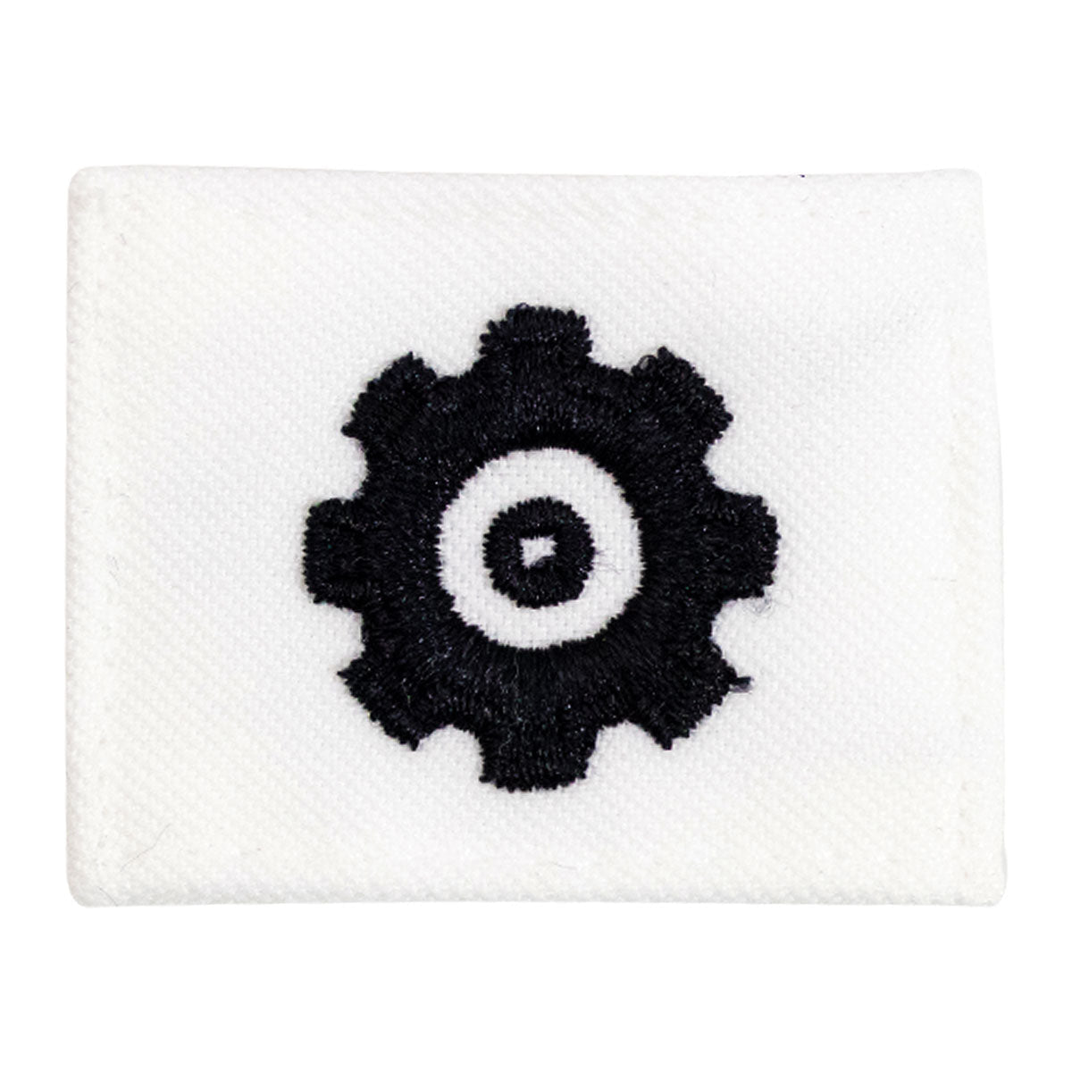 Navy Rating Badge: Striker Mark for EN Engineman - white CNT for dress uniforms - Hooyah Woodworks LLC