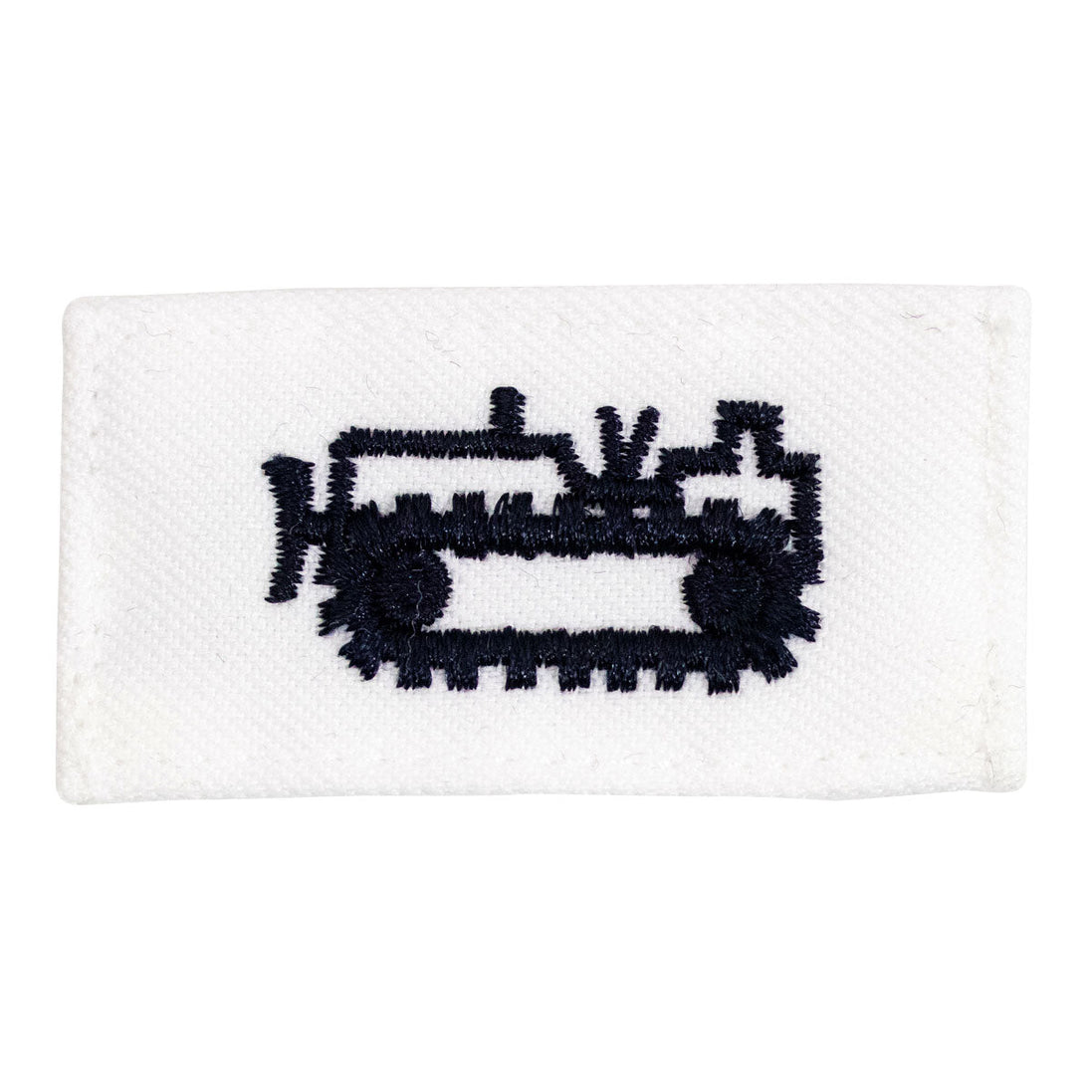 Navy Rating Badge: Striker Mark for EO Equipment Operator - white CNT for dress uniforms - Hooyah Woodworks LLC