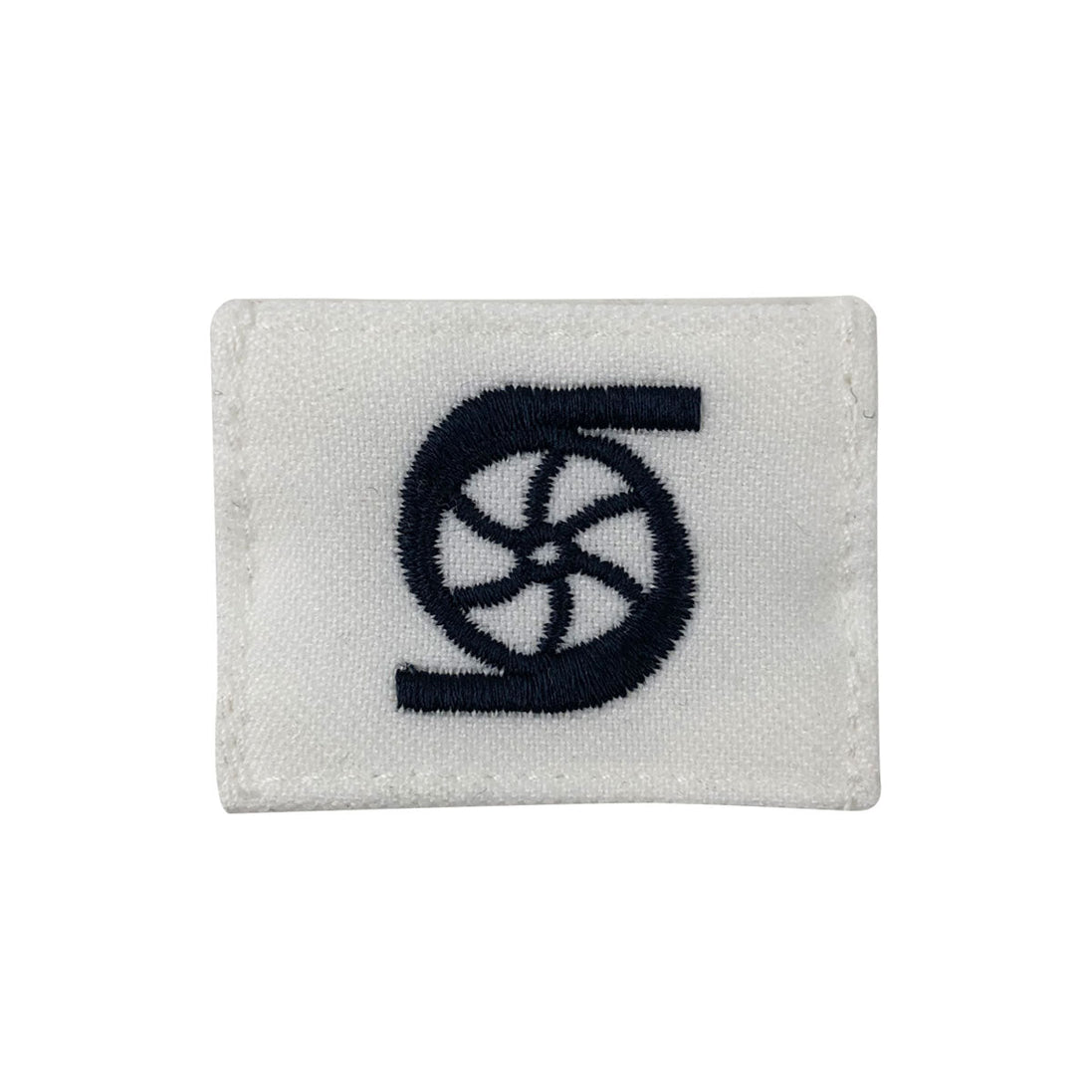 Navy Rating Badge: Striker Mark for GS Gas Turbine - white CNT for dress uniforms - Hooyah Woodworks LLC