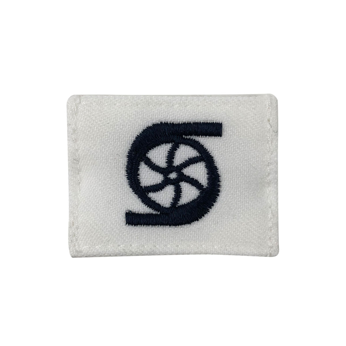Navy Rating Badge: Striker Mark for GS Gas Turbine - white CNT for dress uniforms - Hooyah Woodworks LLC