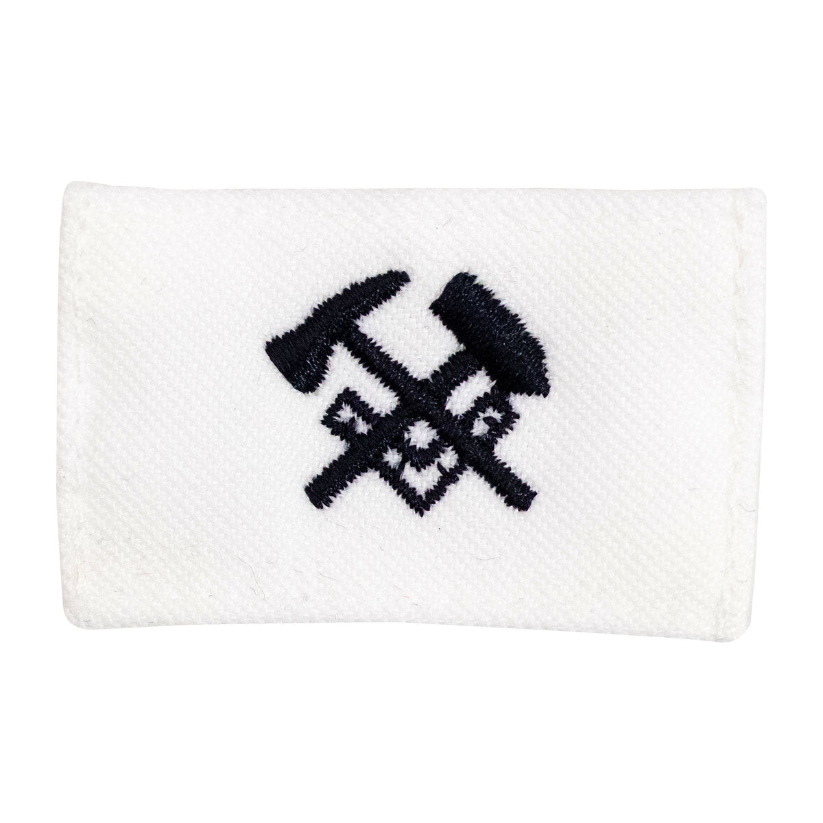 Navy Rating Badge: Striker Mark for HT Hull Maintenance- white CNT for dress uniforms - Hooyah Woodworks LLC