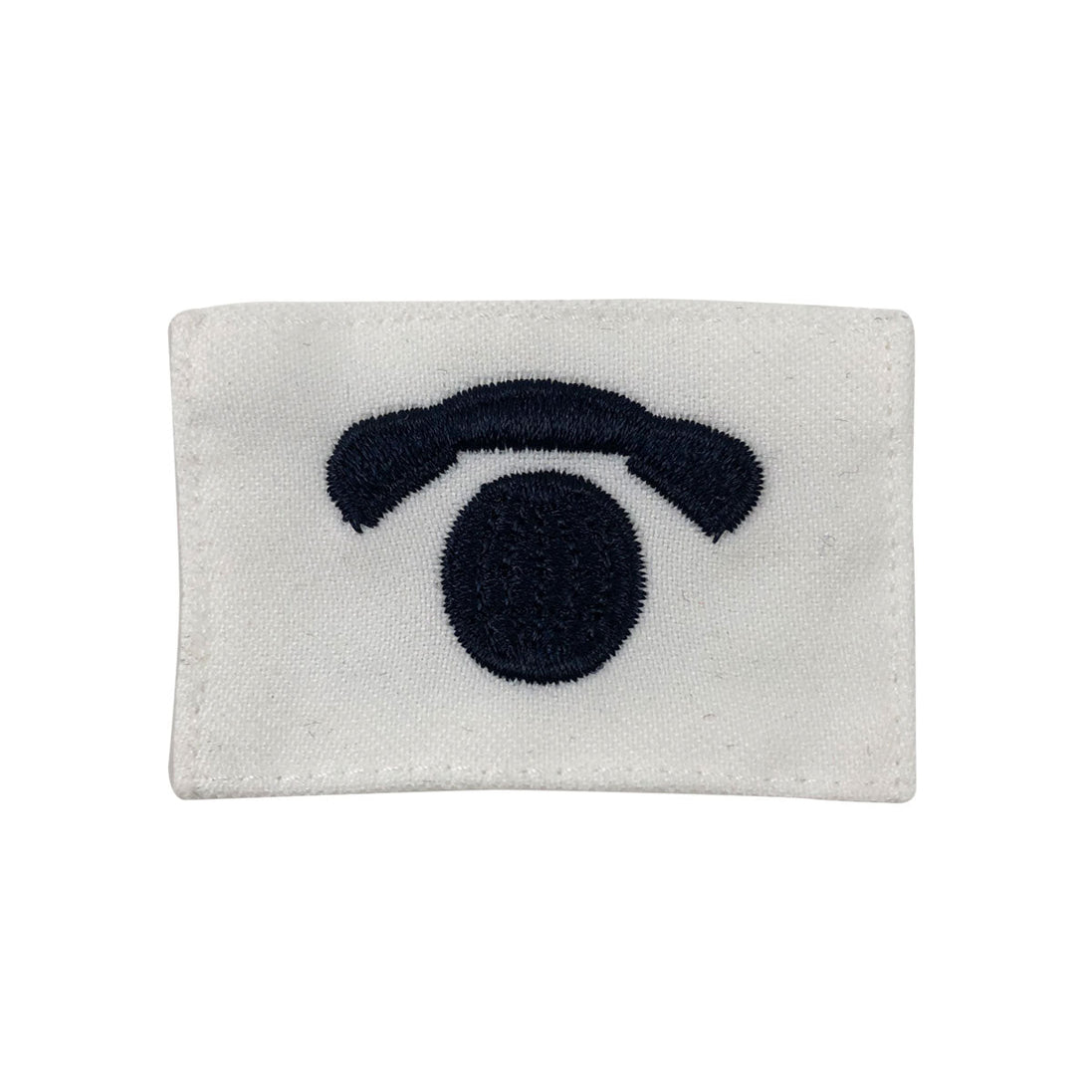 Navy Rating Badge: Striker Mark for IC Interior Communication Electrician - white CNT for dress uniform - Hooyah Woodworks LLC