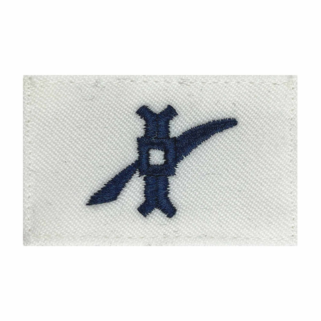 Navy Rating Badge: Striker Mark for LN Legalman - white CNT for dress uniforms - Hooyah Woodworks LLC