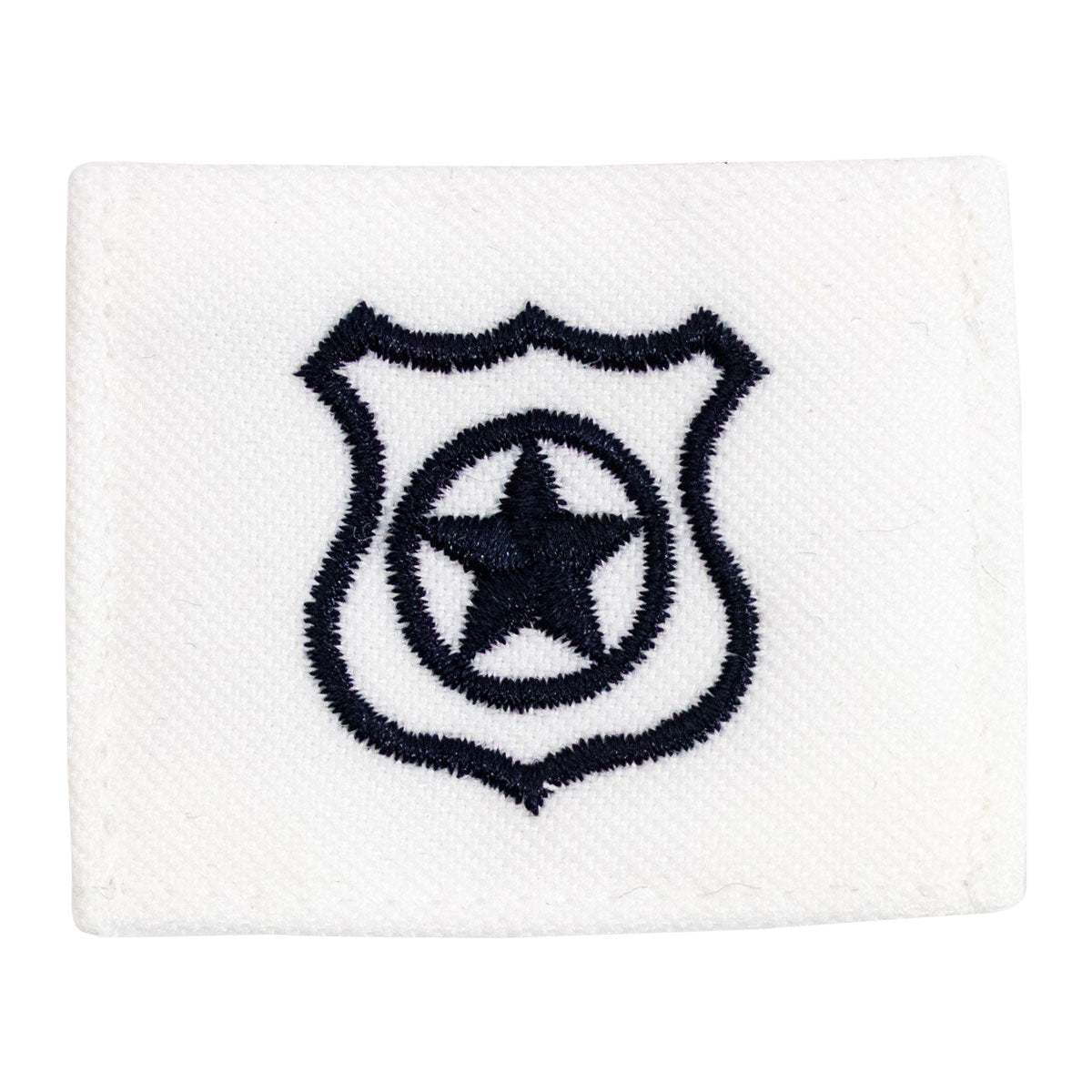 Navy Rating Badge: Striker Mark for MA Master at Arms - white CNT for dress uniforms - Hooyah Woodworks LLC