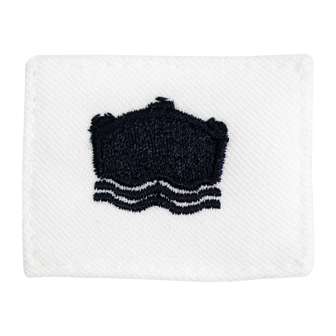 Navy Rating Badge: Striker Mark for MN Mineman - white CNT for dress uniforms - Hooyah Woodworks LLC