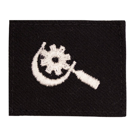 Navy Rating Badge: Striker Mark for MR Machinery Repairmen - Serge for dress blue uniform - Hooyah Woodworks LLC