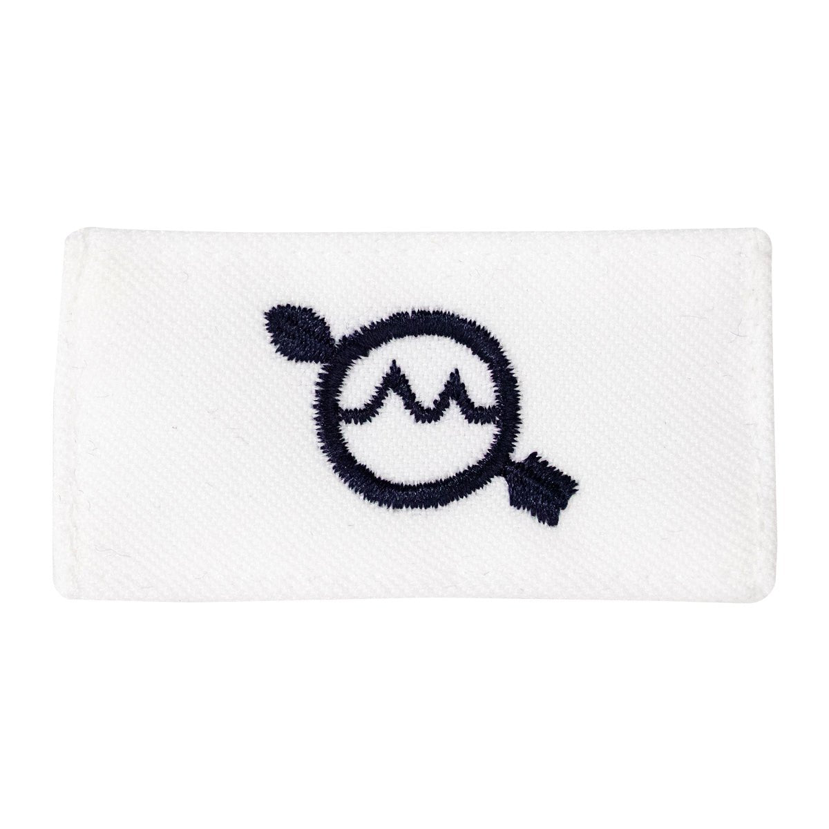 Navy Rating Badge: Striker Mark for OS Operations Specialist - white CNT for dress uniforms - Hooyah Woodworks LLC