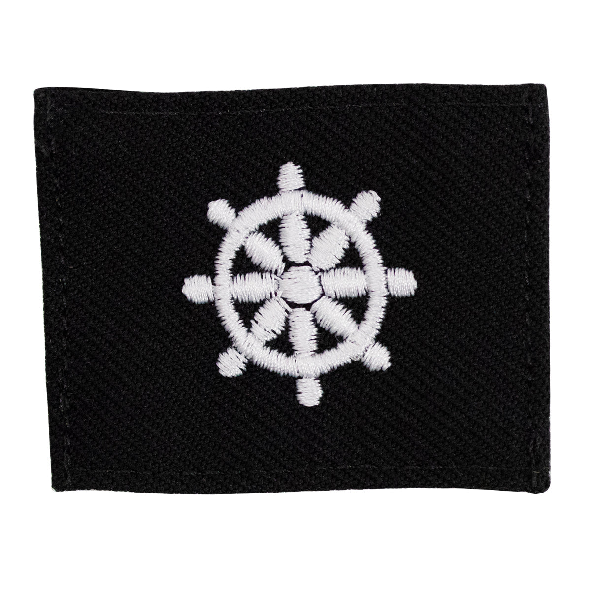 Navy Rating Badge: Striker Mark for QM Quartermaster - Serge for dress blue uniform - Hooyah Woodworks LLC