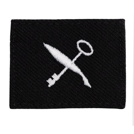 Navy Rating Badge: Striker Mark for RS Retail Services Specialist - Serge for dress blue uniform - Hooyah Woodworks LLC