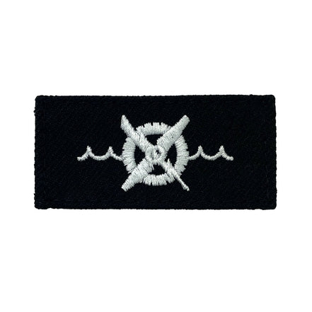 Navy Rating Badge: Striker Mark for RW Robotics Warfare Specialist - Serge for dress blue uniform - Hooyah Woodworks LLC