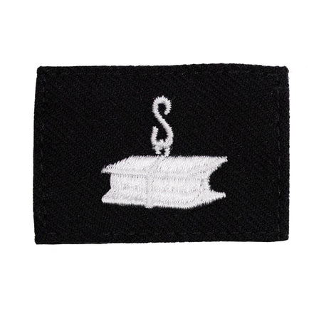 Navy Rating Badge: Striker Mark for SW Steelworker - Serge for dress blue uniform - Hooyah Woodworks LLC