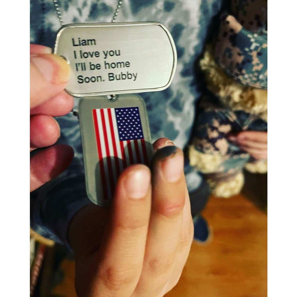 Personalized dog tags - Hooyah Woodworks LLC