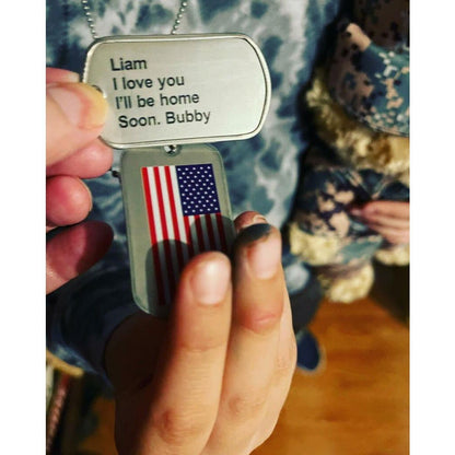 Personalized dog tags - Hooyah Woodworks LLC