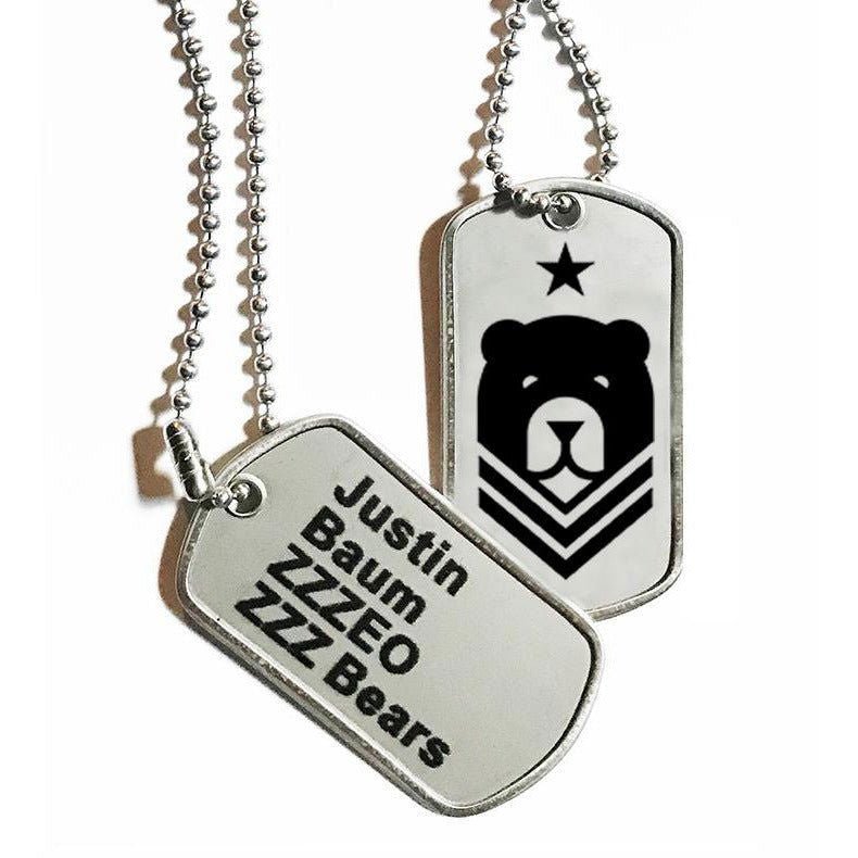 Personalized dog tags - Hooyah Woodworks LLC