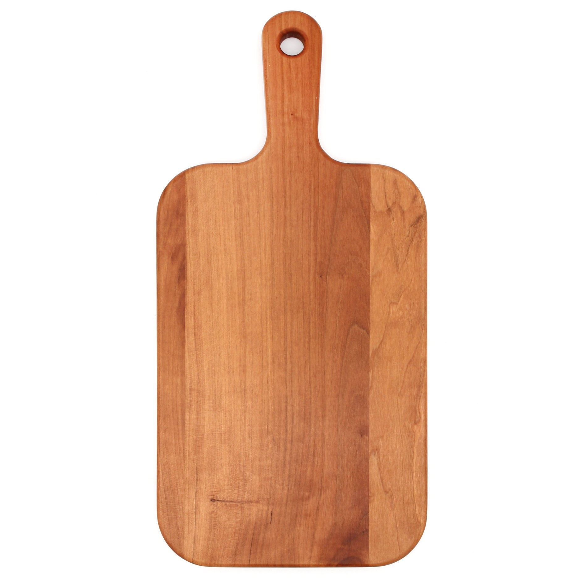 Personalized Last Name Letter Charcuterie Board, Monogram Cherry Wood Paddle Board, Mother’s Day Gift, Wedding Gift, Made in The USA - Hooyah Woodworks LLC