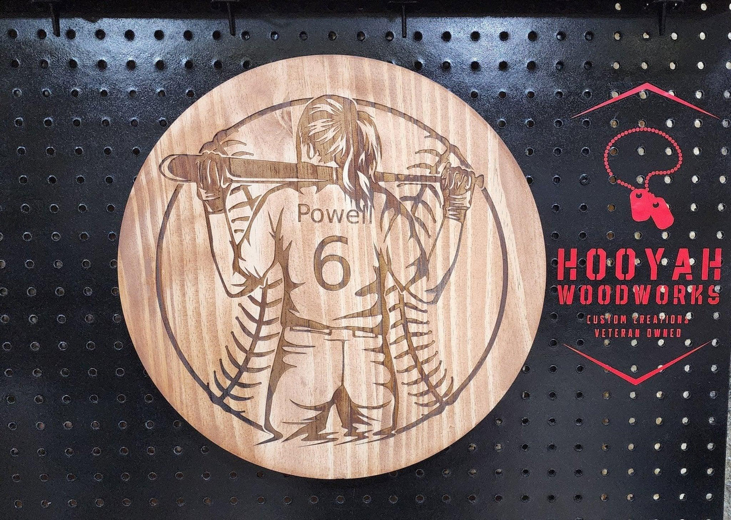 Personalized softball girl sign - Hooyah Woodworks LLC