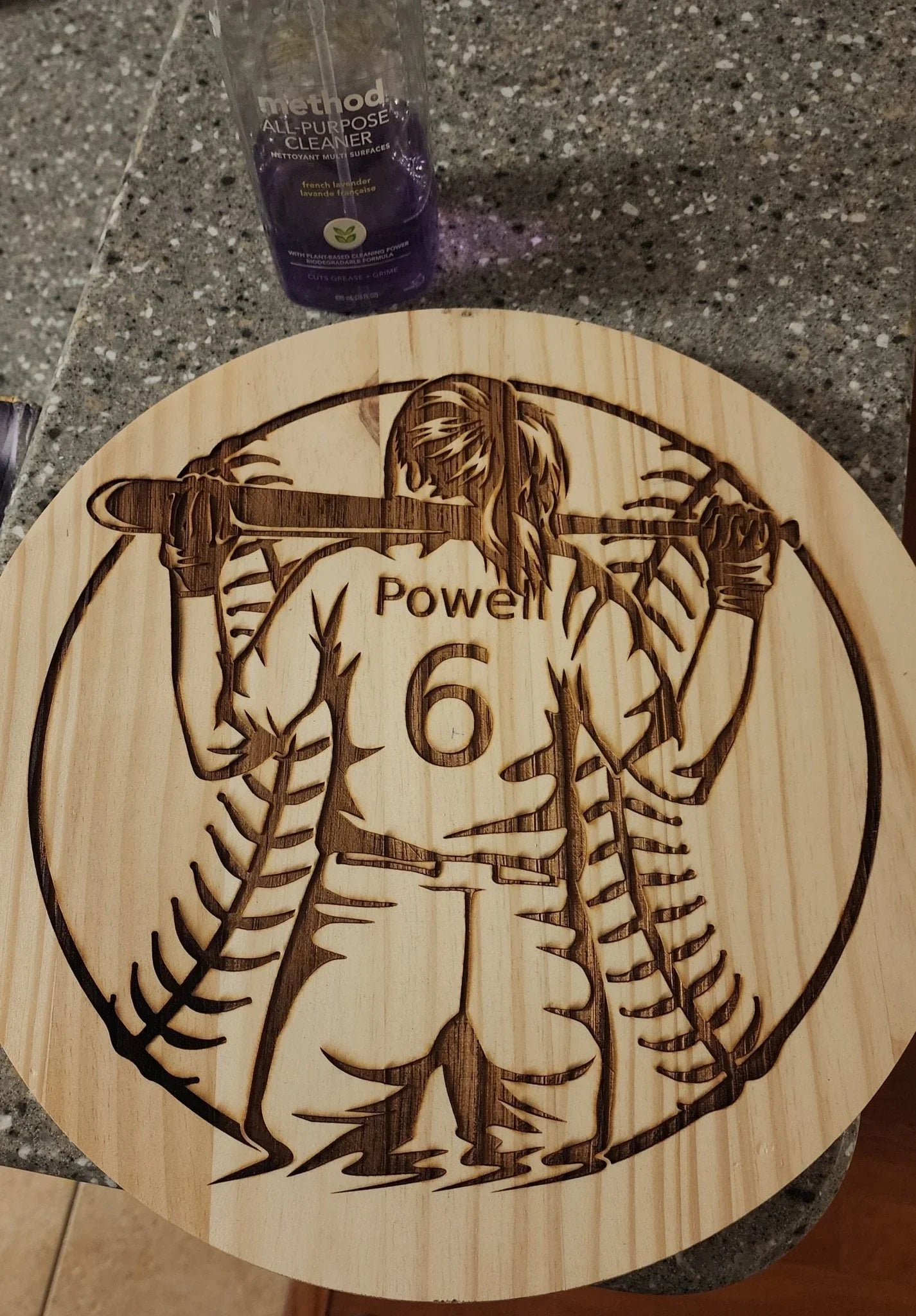 Personalized softball girl sign - Hooyah Woodworks LLC