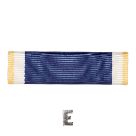 Ribbon Unit: Navy E for Efficiency with letter E for Efficiency - Hooyah Woodworks LLC