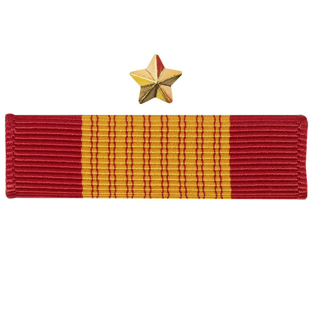 Ribbon Unit: Vietnam Armed Forces Gallantry Cross with gold star - Hooyah Woodworks LLC