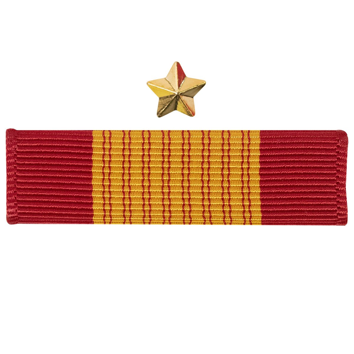 Ribbon Unit: Vietnam Armed Forces Gallantry Cross with gold star - Hooyah Woodworks LLC