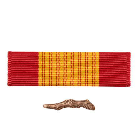 Ribbon Unit: Vietnam Armed Forces Gallantry Cross with Palm - Hooyah Woodworks LLC