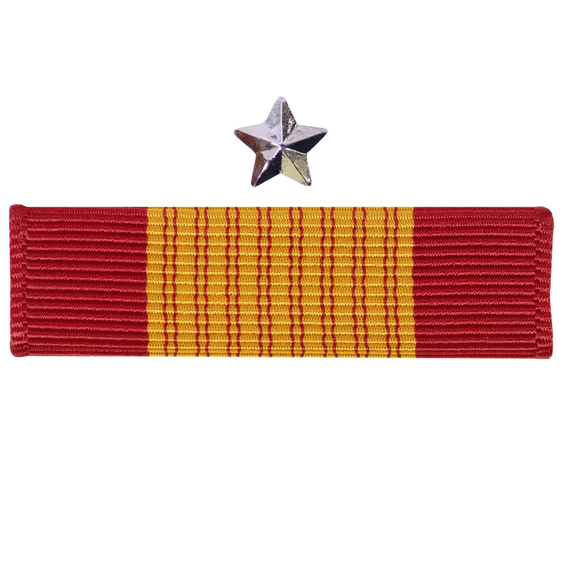 Ribbon Unit: Vietnam Armed Forces Gallantry Cross with silver star - Hooyah Woodworks LLC