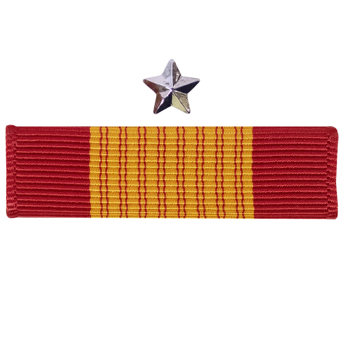 Ribbon Unit: Vietnam Armed Forces Gallantry Cross with silver star - Hooyah Woodworks LLC