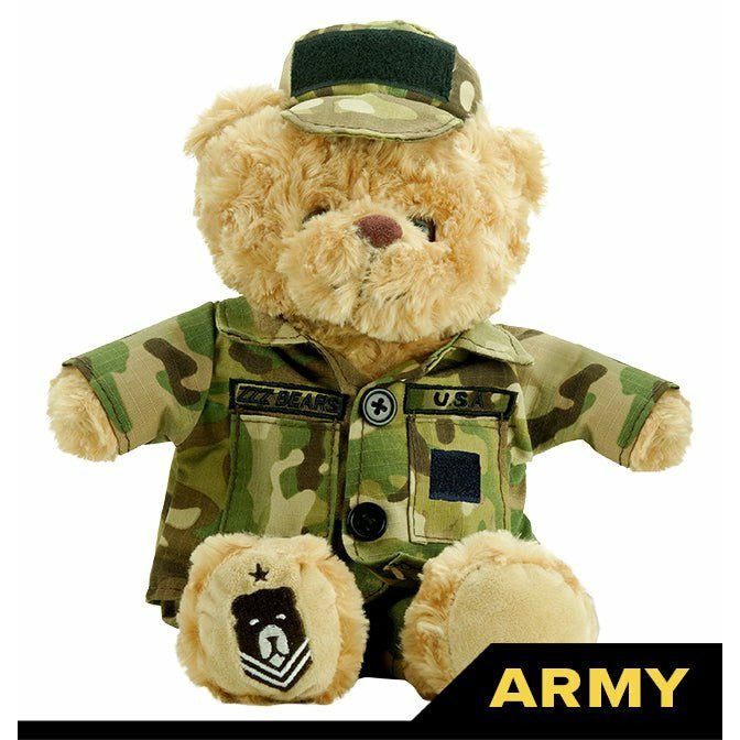 Sgt. Sleeptight - Army Teddy Bear - Hooyah Woodworks LLC
