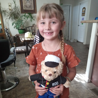 Sgt. Sleeptight - Marine Dress Blues Bear - Hooyah Woodworks LLC