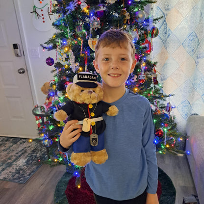 Sgt. Sleeptight - Marine Dress Blues Bear - Hooyah Woodworks LLC