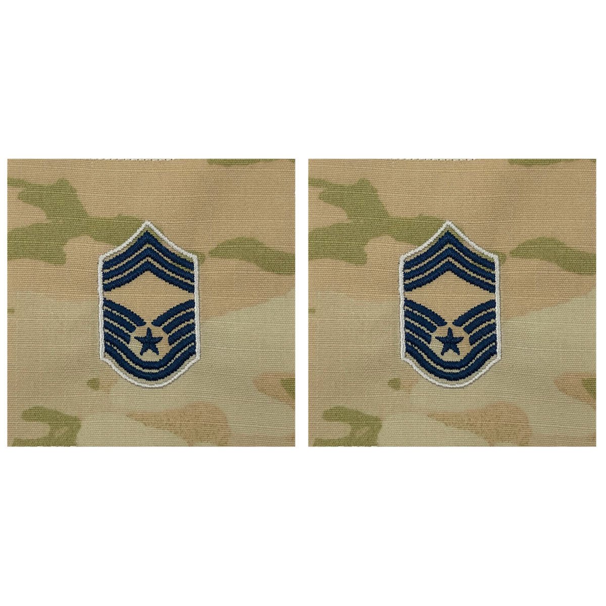 Space Force Embroidered Rank: Chief Master Sergeant - OCP sew on - Hooyah Woodworks LLC
