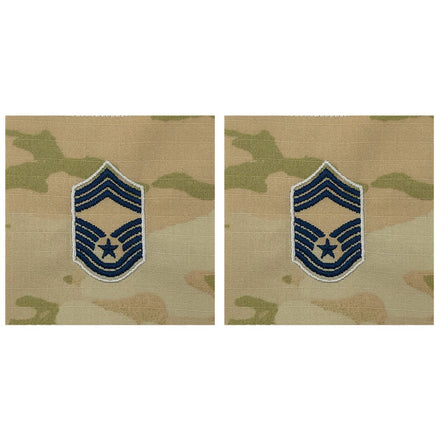 Space Force Embroidered Rank: Chief Master Sergeant - OCP sew on - Hooyah Woodworks LLC