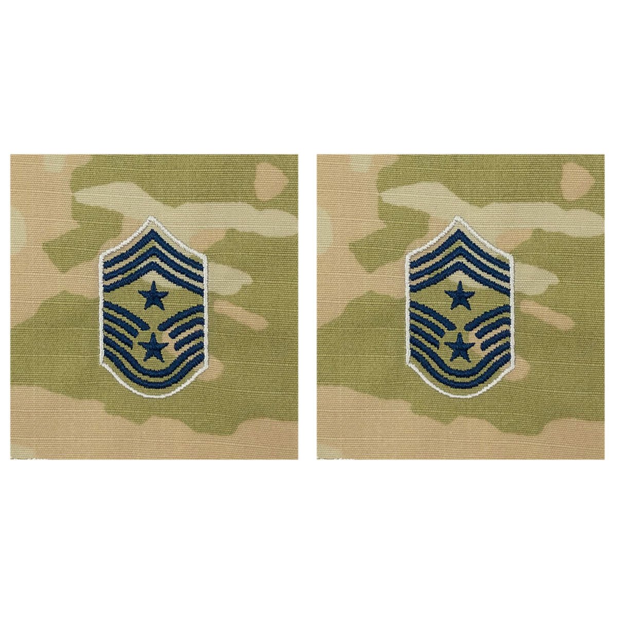 Space Force Embroidered Rank: Command Chief Master Sergeant - OCP sew on - Hooyah Woodworks LLC