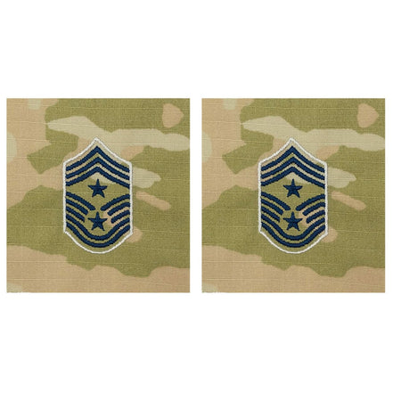 Space Force Embroidered Rank: Command Chief Master Sergeant - OCP sew on - Hooyah Woodworks LLC